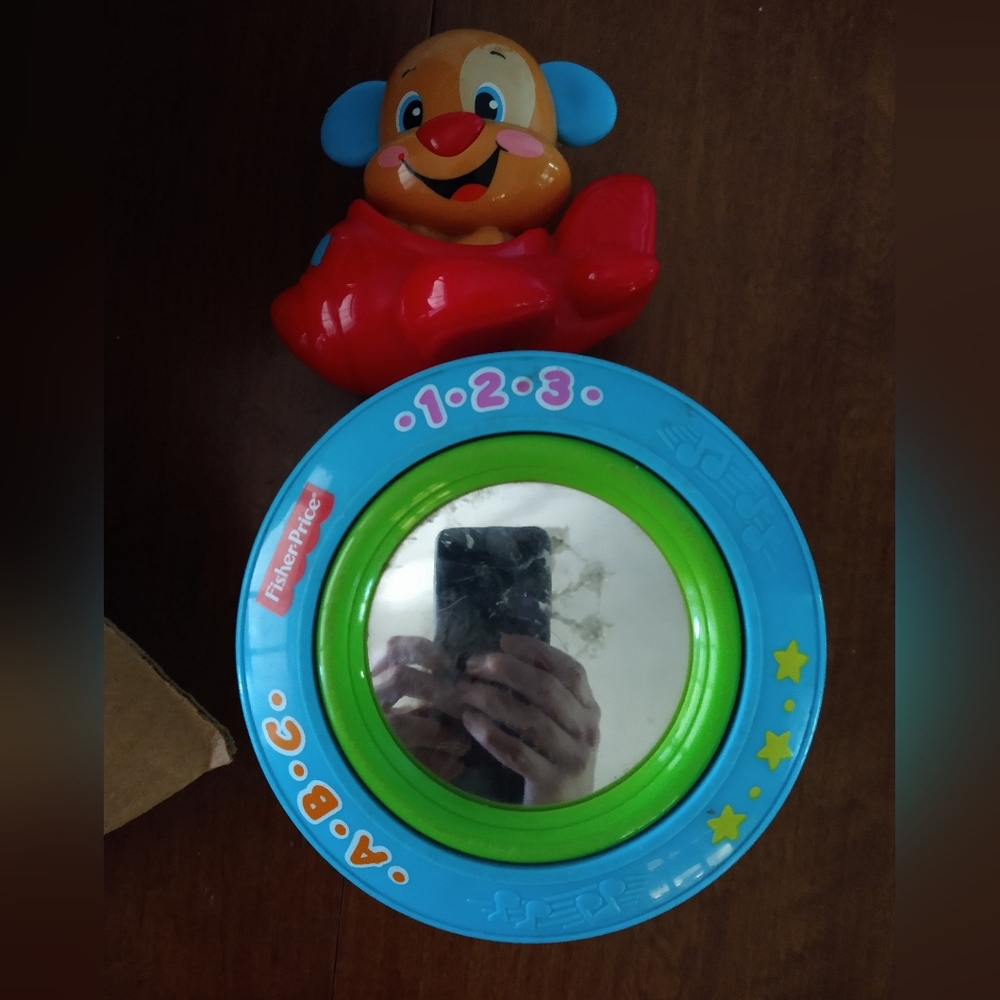 Fisher-Price Blue and Red Learning Toy with Interactive Features